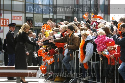 Almere 29 april 2006
Koninginnedag 2006 in Almere en Zeewolde.
Prinses Maxima