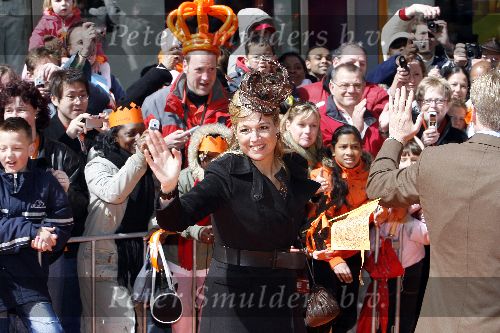 Almere 29 april 2006
Koninginnedag 2006 in Almere en Zeewolde.
Prinses Maxima en Prins Willem Alexander