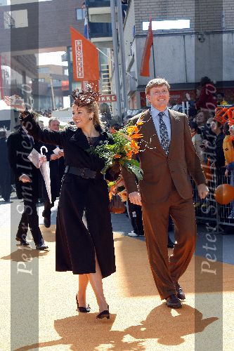Almere 29 april 2006
Koninginnedag 2006 in Almere en Zeewolde.
Prinses Maxima en Prins Willem Alexander