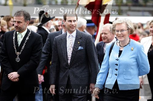 Heesch 19 april 2006
Prinses Maxima en Prins Edward bij uitreiking onderscheidingen aan studenten.