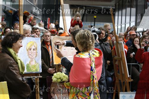 Almere 29 april 2006
Koninginnedag 2006 in Almere en Zeewolde.
Prinses Laurentien    en Prins Maurits