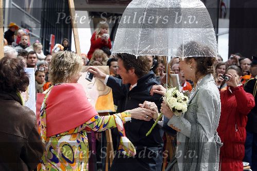 Almere 29 april 2006
Koninginnedag 2006 in Almere en Zeewolde.
Prinses Laurentien Prins  Maurits   en Prinses Marilene