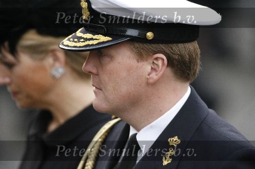 Amsterdam 4 mei 2006
Dodenherdenking bij monument op de dam.
Willem Alexander in uniform