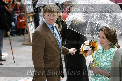 Almere 29 april 2006
Koninginnedag 2006 in Almere en Zeewolde.
Prins Willem Alexander  en prinses Annette
