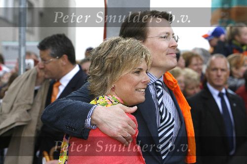 Zeewolde 29 april 2006
Koninginnedag 2006 in Almere en Zeewolde.
 Prinses Laurentien en Prins Constantijn
