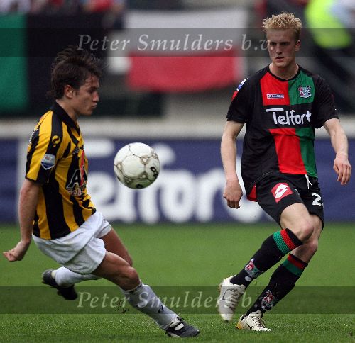 Nijmegen, 3 Mei 2006 Wedstrijd in de Play offs 2e wedstrijd NEC-Vitesse, eindstand 1-1 Seizoen 2005/2006
Rutger Worm 
© foto Edwin van Zandvoort