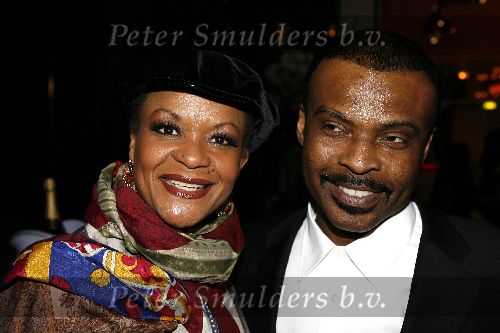 Amsterdam 6 maart 2006
Modeshow Ronald Kolk in hotel Krasnapolsky.
Ruth Jacott en Humphrey Cambell