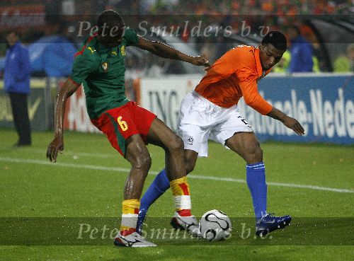 Zaterdag, 27 Mei 2006 Vriendschappelijke interland op weg naar het WK 2006 Nederland-Kameroen, eindstand 1-0
Ryan Babel
© Edwin van Zandvoort