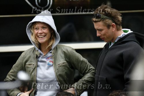 Amsterdam 23 april 2006
Sophie Hillebrand met haar vriendje Waldemar Torenstra op