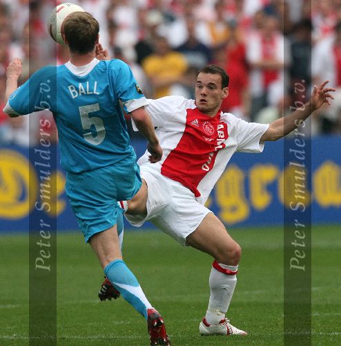 Rotterdam, 7 Mei 2006
Finale KNVB Beker AJAX-PSV, eindstand 2-1
Wesley Sneijder
© Foto Edwin an Zandvoort