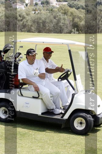 Marbella 27 april 2007
Jack v Gelder en Danny Blind   bij golf wedstrijd van Alex beleggingen.  Celso dos Santos