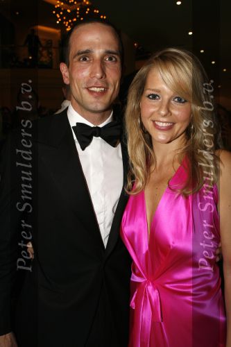 Scheveningen 15 april 2007
Premiere Tarzan in het circus theater. 
Chantal Janzen met vriend Marco