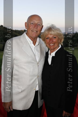 Marbella 27 april 2007
Ciska Peter en Pim ter Linde bij golf wedstrijd van Alex beleggingen.