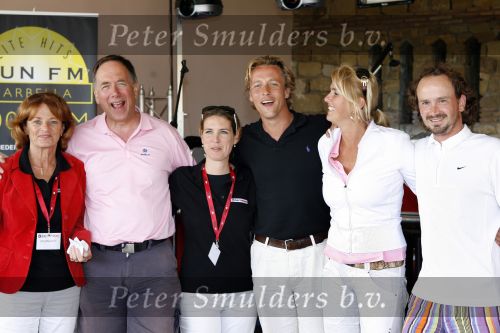 Marbella 27 april 2007
Daan Schuurman emt Mariette Neunhuis en Brian Schutz 3e bij golf wedstrijd van Alex beleggingen.