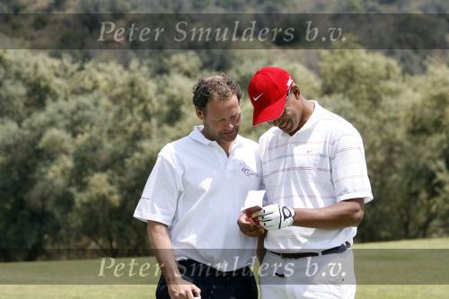 Marbella 27 april 2007
Jack v Gelder en Danny Blind   bij golf wedstrijd van Alex beleggingen.