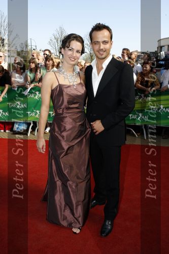Scheveningen 15 april 2007
Premiere Tarzan in het circus theater.   Geert Hoes met zijn vriendin Manuela