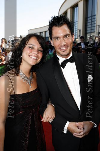 Scheveningen 15 april 2007
Premiere Tarzan in het circus theater.   Guido Weijers met vriendin