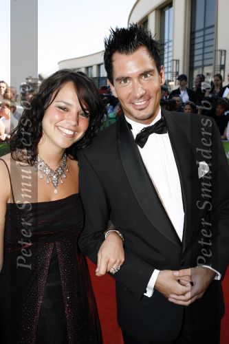 Scheveningen 15 april 2007
Premiere Tarzan in het circus theater.   Guido Weijers met vriendin