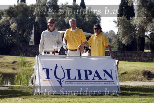 Marbella 27 april 2007
Hein Vergeer en Adriaan Kok bij golf wedstrijd van Alex beleggingen. Jos Lemmens en Edwin Smulders