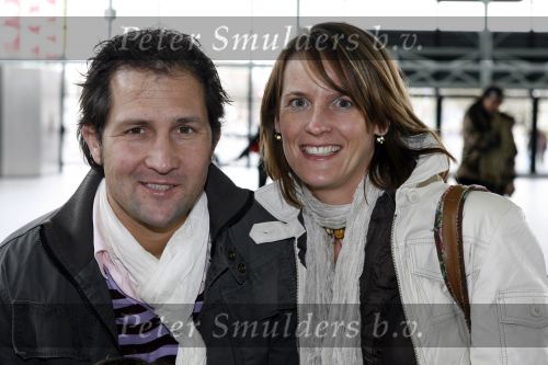 Rotterdam 7 april 2007
Premiere K3 in ahoy. Jeroen Blijlevens met vrouw en kinderen