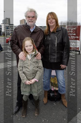 Rotterdam 7 april 2007
Premiere K3 in ahoy. Jos Geerts met vrouw en dochter