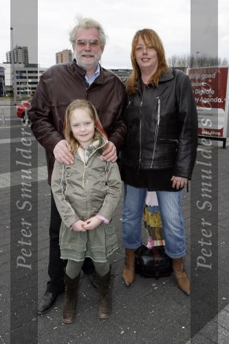 Rotterdam 7 april 2007
Premiere K3 in ahoy. Jos Geerts met vrouw en dochter
