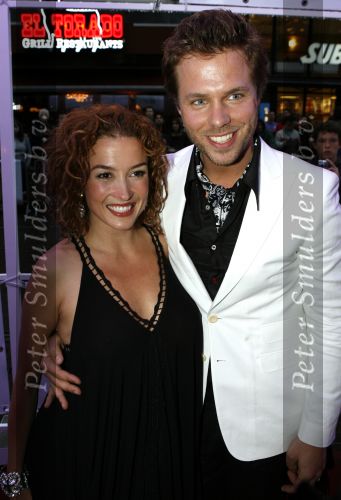 Amsterdam 7 mei 2007
Premiere amerikaanse film interview in Tuschinski. Katja Schuurman met Thijs Romer
