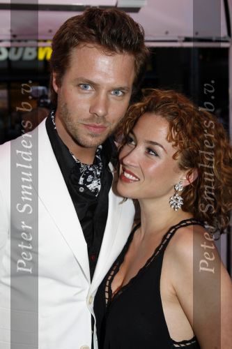 Amsterdam 7 mei 2007
Premiere amerikaanse film interview in Tuschinski. Katja Schuurman met Thijs Romer