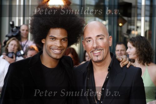 Scheveningen 15 april 2007
Premiere Tarzan in het circus theater.  Maik de Boer met hoofdrolspeler Fame