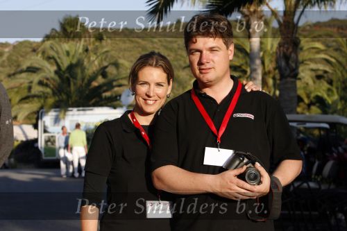 Marbella 27 april 2007
Mariette Nienhaus en Tom v Fulpen bij golf wedstrijd van Alex beleggingen.