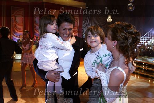 Baarn 7 april 2007
Opnames dancing with the stars. Martijn Krabbe met Amanda Bickel Jasmijn en Michelle