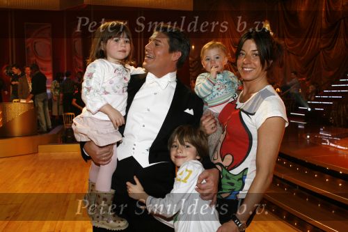 Baarn 7 april 2007
Opnames dancing with the stars. Martijn Krabbe met Amanda Bickel Jasmijn en Michelle