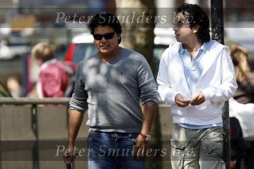 Amsterdam 18 april 2007
Marvin Breukhoven met een vriend op straat.
Peter Smulders bv