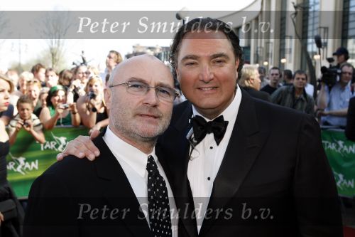 Scheveningen 15 april 2007
Premiere Tarzan in het circus theater.  Phil Collins en Erwin v Lambaart
