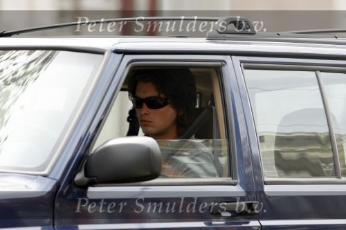 Amsterdam 13 april 2007
Rick Brandsteder in jeep op de overtoom