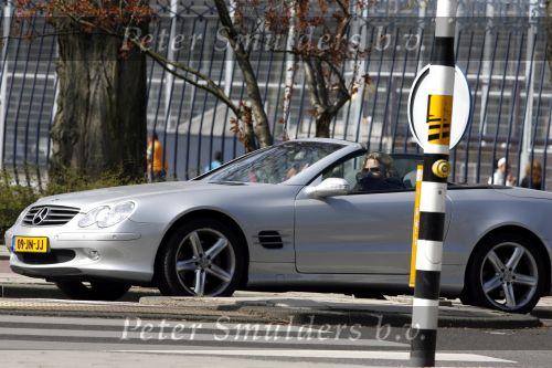 Amsterdam 5 april 2007
Robert Jensen in zijn mercedes Cabrio.