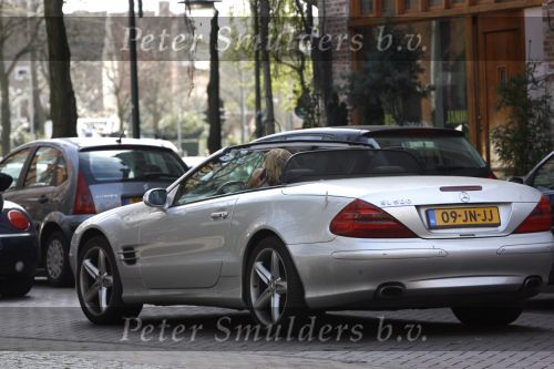 Amsterdam 5 april 2007
Robert Jensen in zijn mercedes Cabrio.