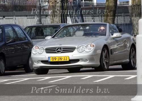 Amsterdam 5 april 2007
Robert Jensen in zijn mercedes Cabrio.