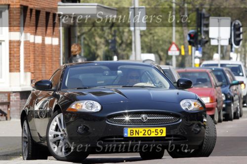 Amsterdam 19 april 2007
Robert Schoemacher in zijn nieuwe jaguar met speciaa kenteken
