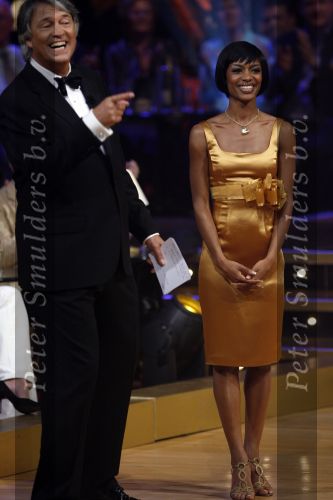 Baarn 7 april 2007
Opnames dancing with the stars. Sylvana Simons en Ron Brandsteder
