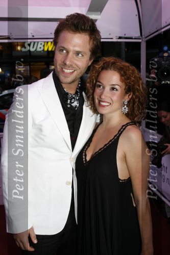 Amsterdam 7 mei 2007
Premiere amerikaanse film interview in Tuschinski. Katja Schuurman met Thijs Romer