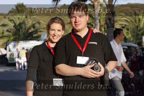 Marbella 27 april 2007
Mariette Nienhaus en Tom v Fulpen bij golf wedstrijd van Alex beleggingen.