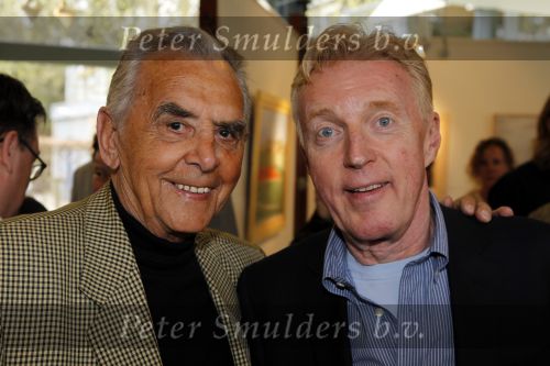 Laren 19 april 2010
Presentatie boek en de 85 e verjaardag van Johnny Kraaijkamp sr in het Rosa Spier huis. Ad v d Gein met Andre v Duin
Peter Smulders bv