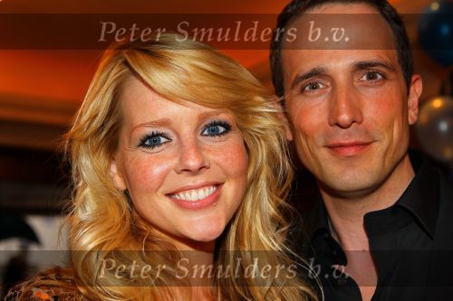 Noordwijk, 2 Mei 2010 Hotel van Oranje, Feest Gerard Joling t.g.v.
het 25 jaar artiesten jubileum
Chantal Janzen met partner
Foto Peter Smulders BV