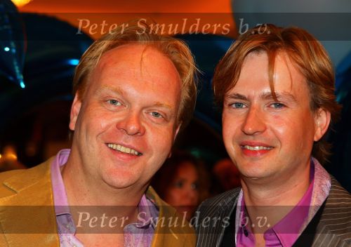 Noordwijk, 2 Mei 2010 Hotel van Oranje, Feest Gerard Joling t.g.v.
het 25 jaar artiesten jubileum
Frits Huffnagel met partner
Foto Peter Smulders BV