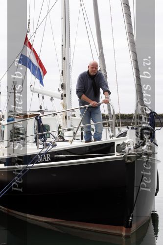 Terschelling 9 mei 2010
Frits Wester op zijn nieuwe zeilboot Mar die vernoemd is naar zijn vrouw Marjolein.
Peter Smulders bv