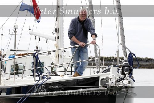 Terschelling 9 mei 2010
Frits Wester op zijn nieuwe zeilboot Mar die vernoemd is naar zijn vrouw Marjolein.
Peter Smulders bv