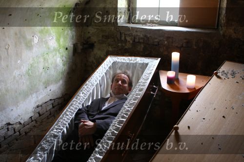 Huissen, 22 April 2010
Johan Vlemmix in zijn Horror-huis, Spookhuis
Foto Peter Smulders BV