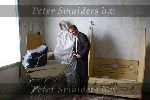 Huissen, 22 April 2010
Johan Vlemmix in zijn Horror-huis, Spookhuis
Foto Peter Smulders BV