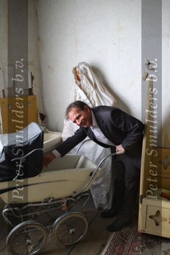 Huissen, 22 April 2010
Johan Vlemmix in zijn Horror-huis, Spookhuis
Foto Peter Smulders BV